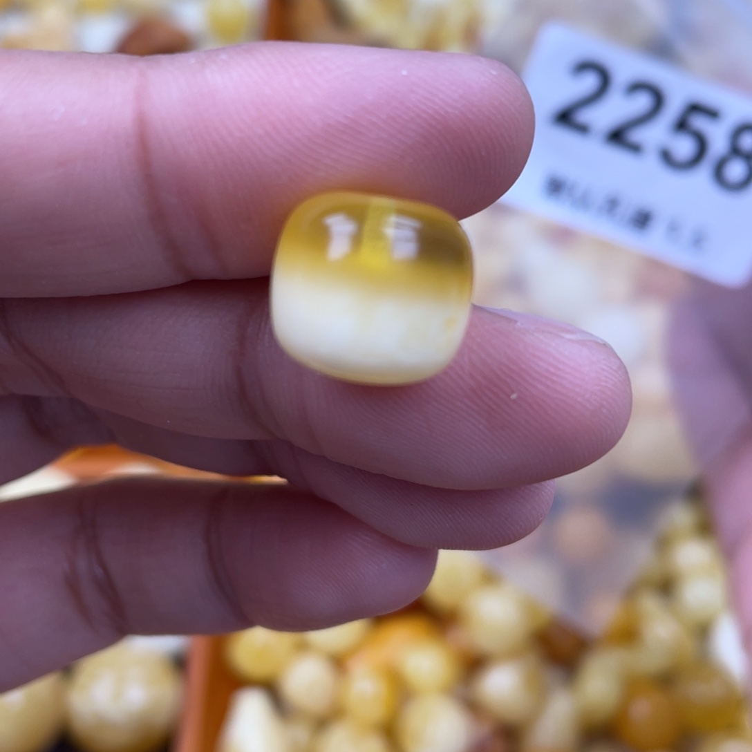 蜜蜡珠宝奇石未镶嵌13x12 聚宝盆