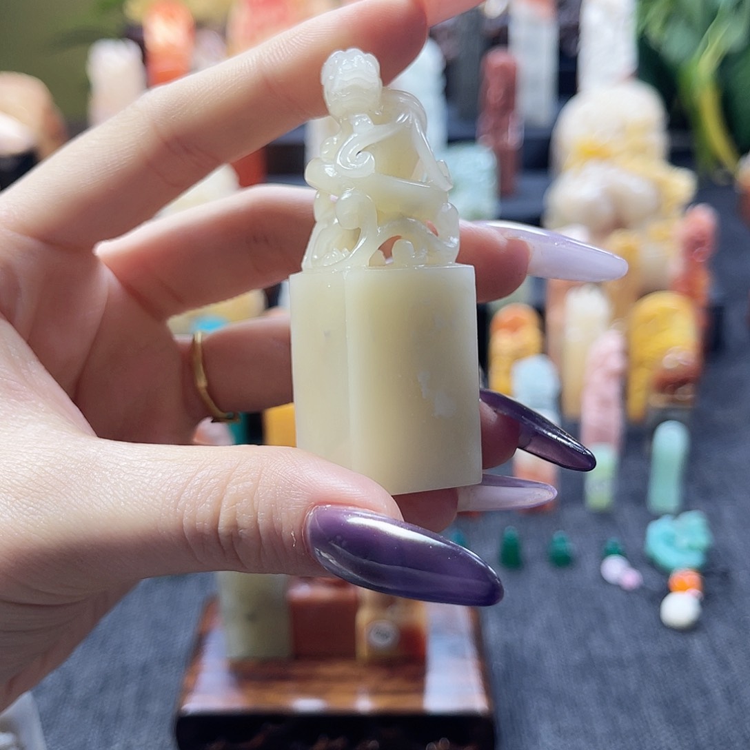 昌化石印石马**好1579。   