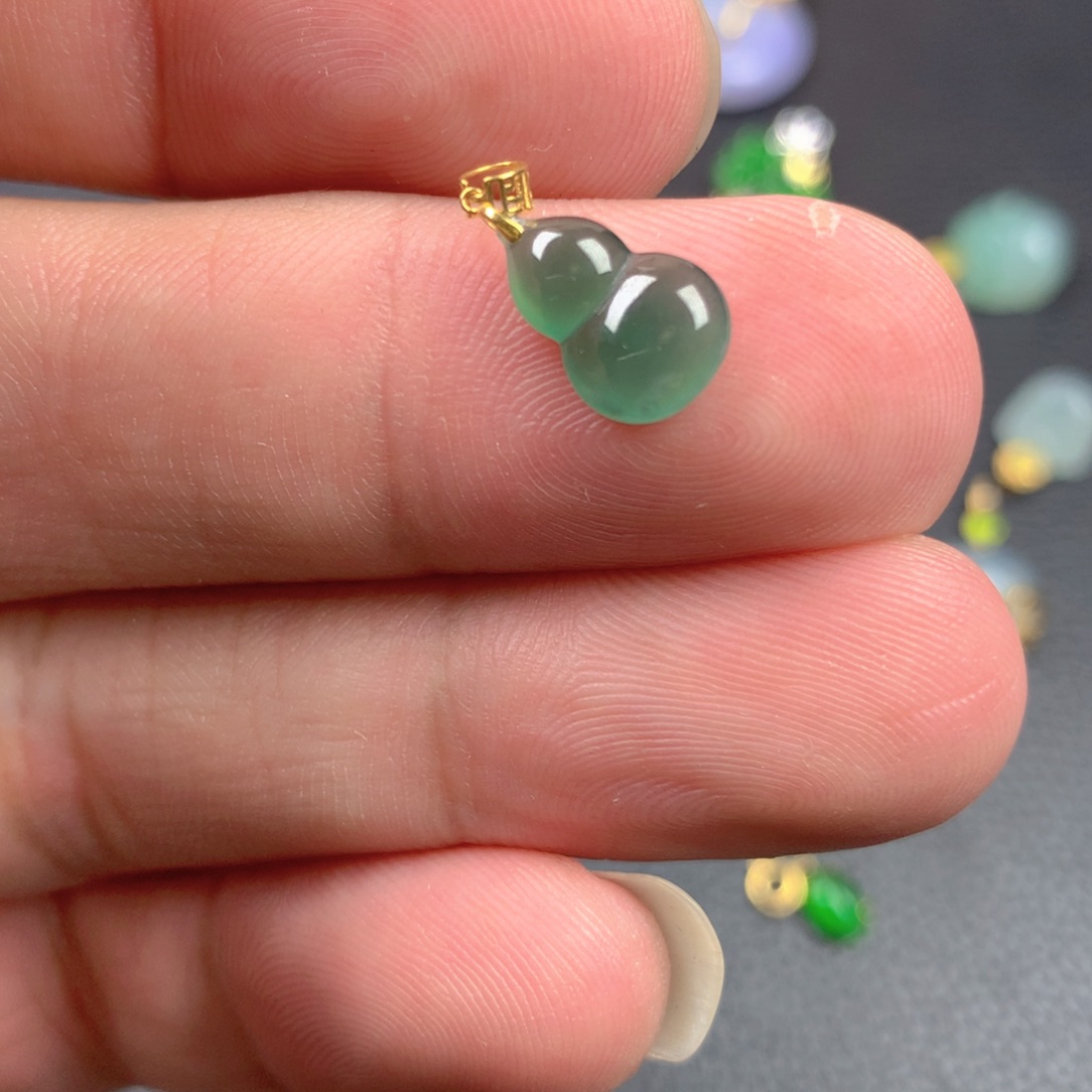 【闪购商品】翡翠18K金镶嵌颈饰翡翠