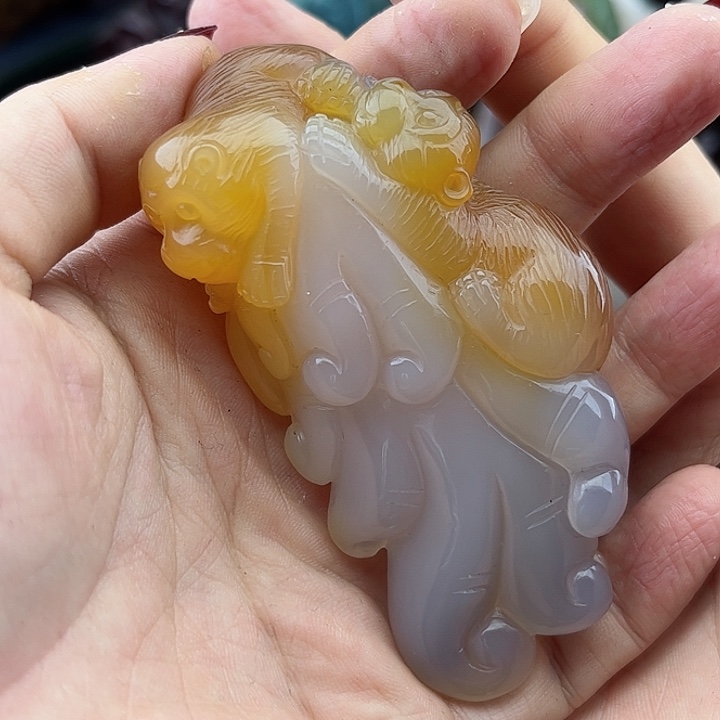 玛瑙手饰未镶嵌爱*