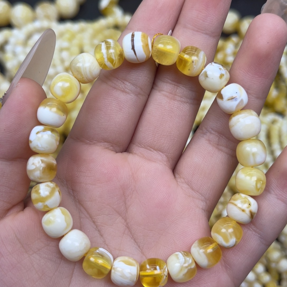 未镶嵌琥珀珠宝奇石9m（微瑕）