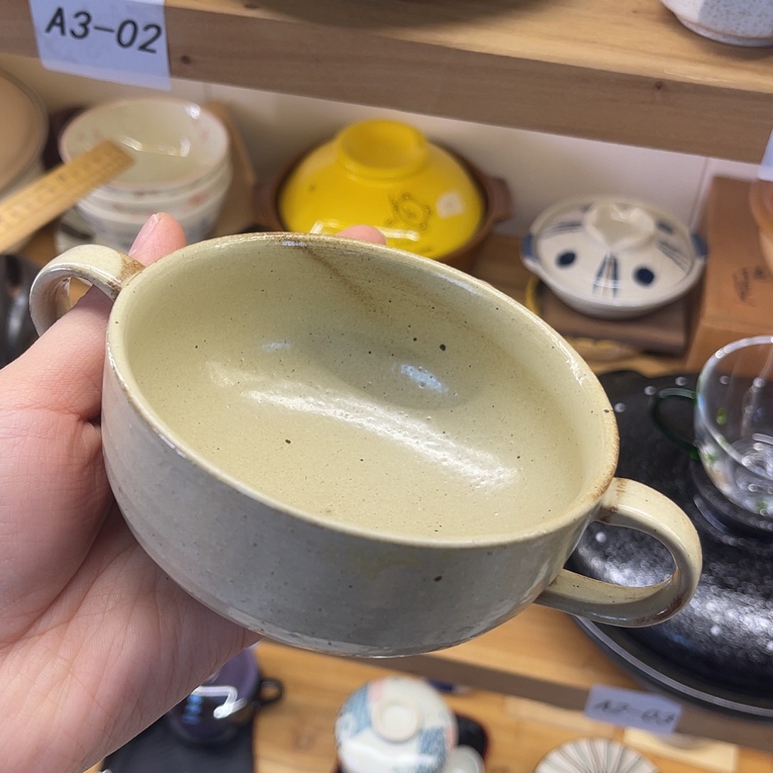 瓷片双耳钵子来咯来