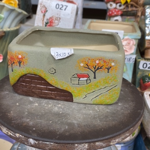 【闪购商品】红陶粗陶材质多肉花盆