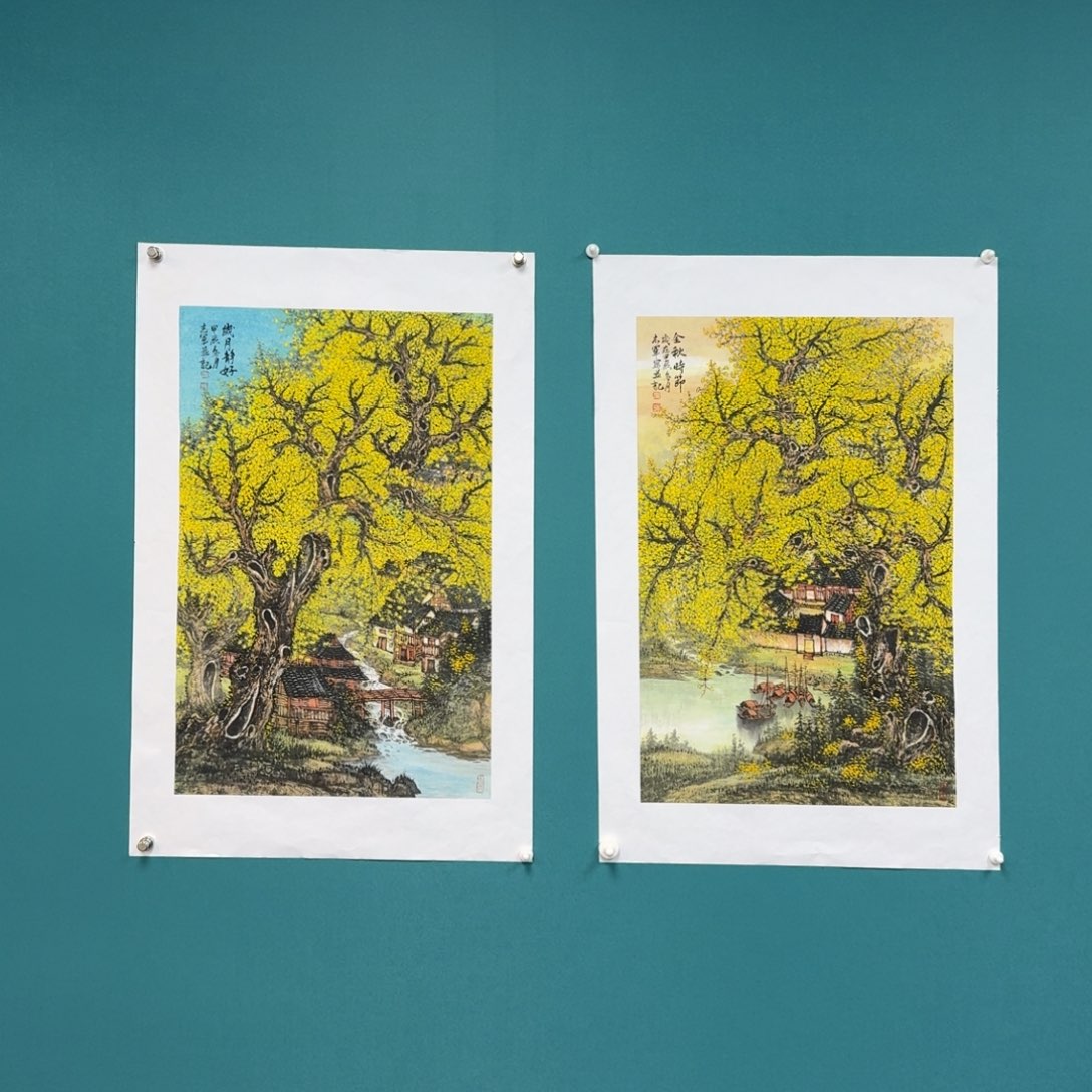 国画Z**.龙志军老师作品