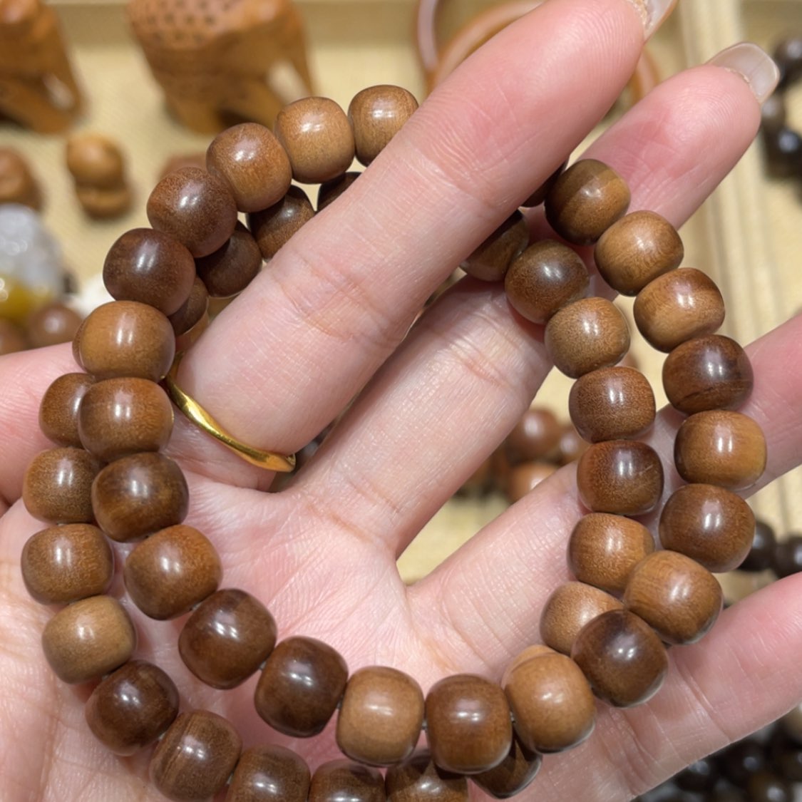 【闪购商品】檀香木手串/手链89微瑕随机发货一条