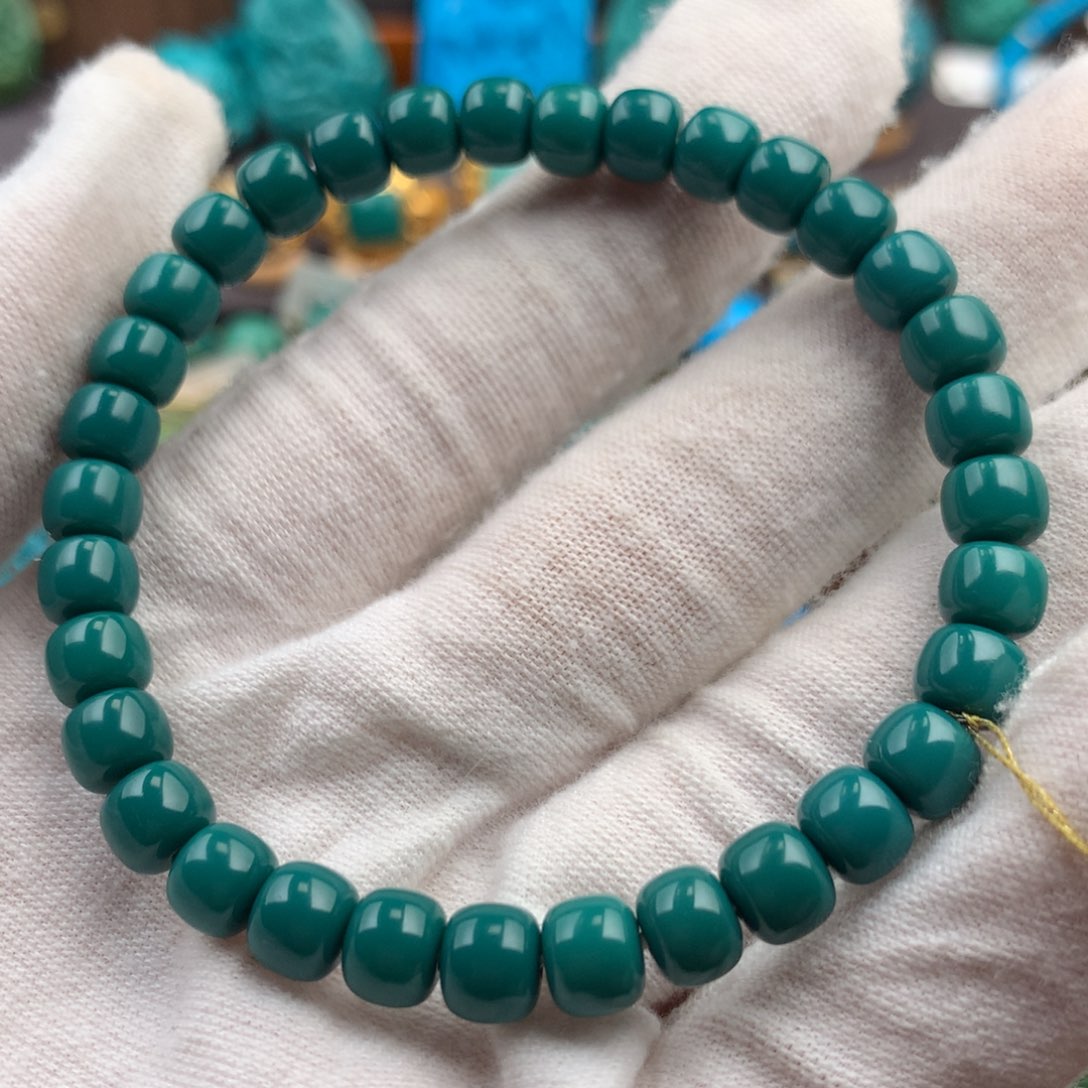 绿松石未镶嵌绿松石6.6mm