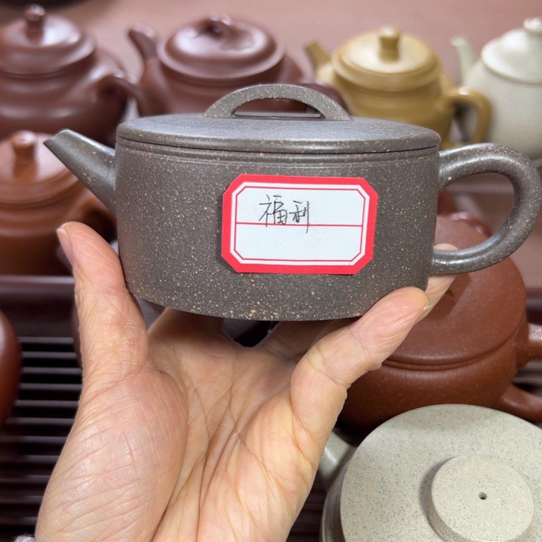 紫泥茶壶天青 汉瓦 180cc