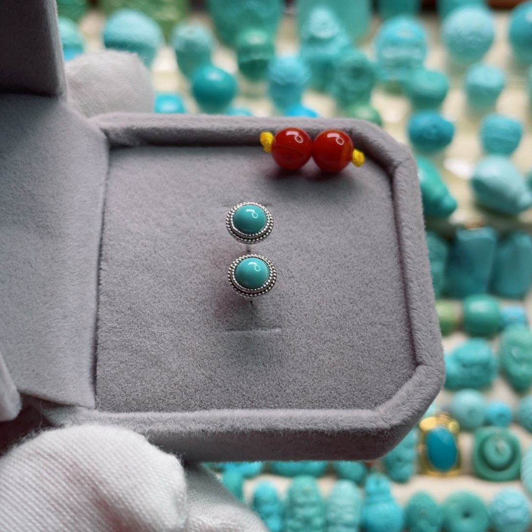 南红玛瑙珠宝奇石银S925镶嵌