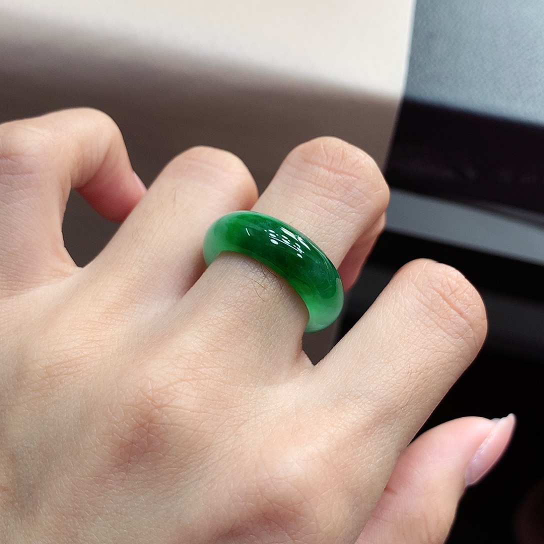 未镶嵌戒指翡翠11号