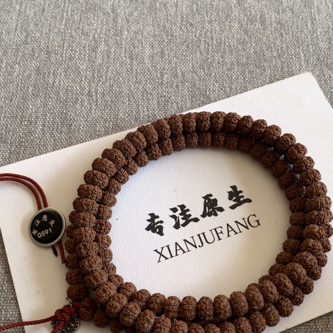 瞎***捣吊坠金刚菩提平头细纹8mm0591