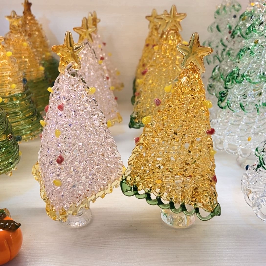 琉璃手工艺品一对