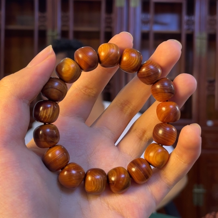 半***山柏木（崖柏）1.2红油老料手串