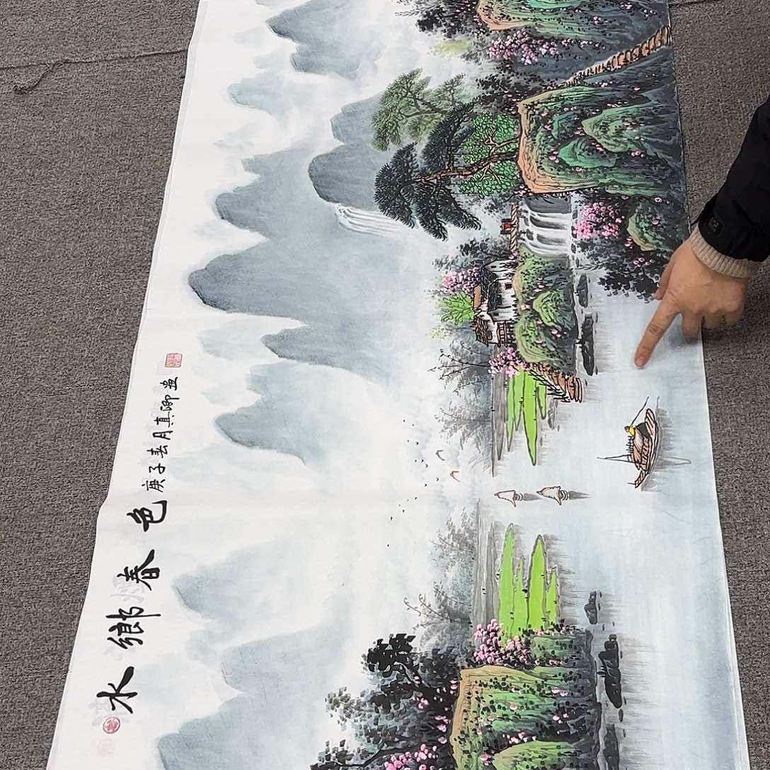 国画国画作品多次在国内外