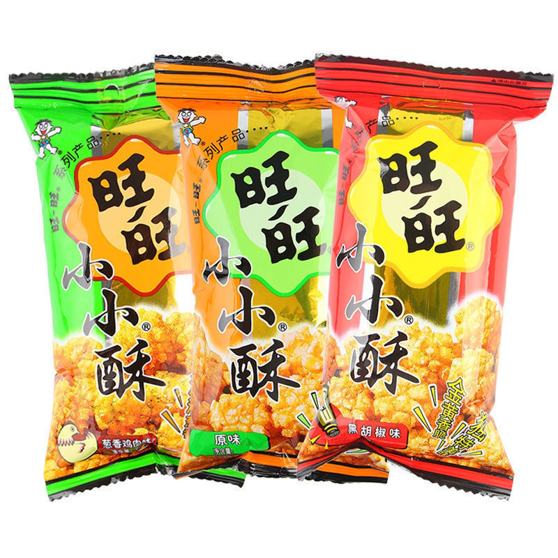 旺旺小小酥！从小吃到大追剧零食童年回忆新疆包邮休闲零食