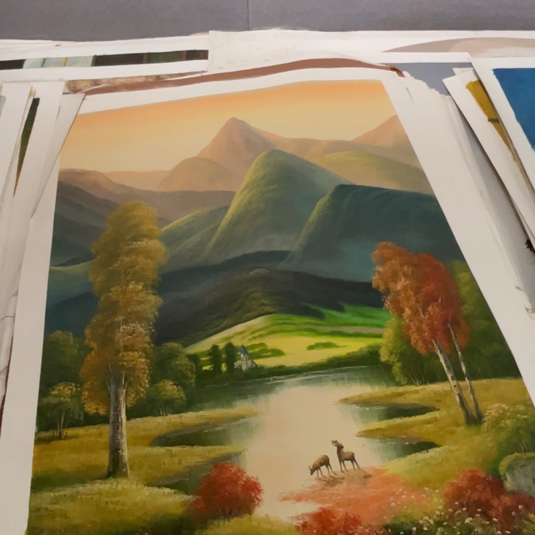 油画油画作品60/90画心