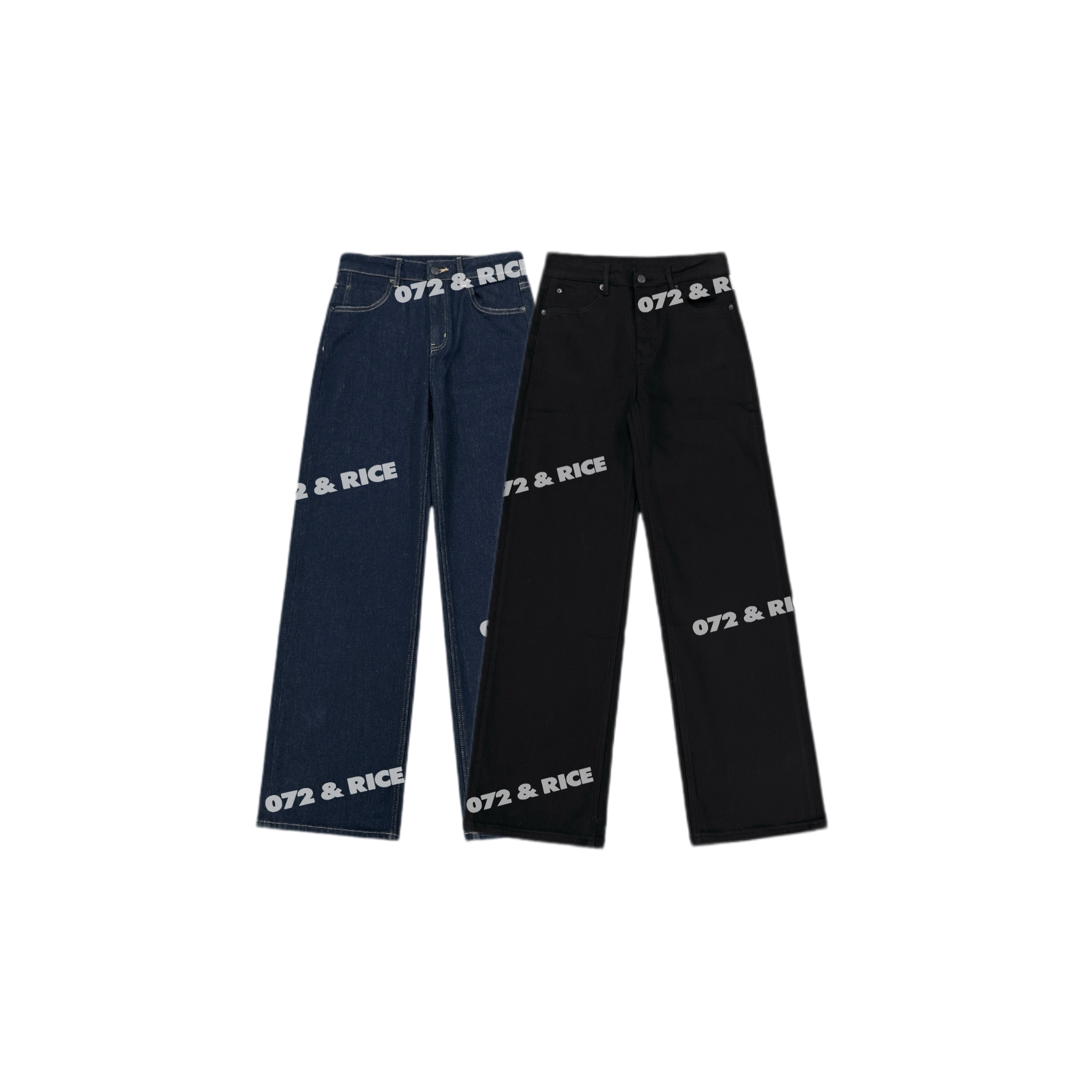 072 & RICE【王子裤】棉 秋冬休闲薄绒微弹牛仔裤 N-32QW1512