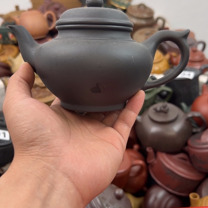 茶壶紫砂嘴巴开片