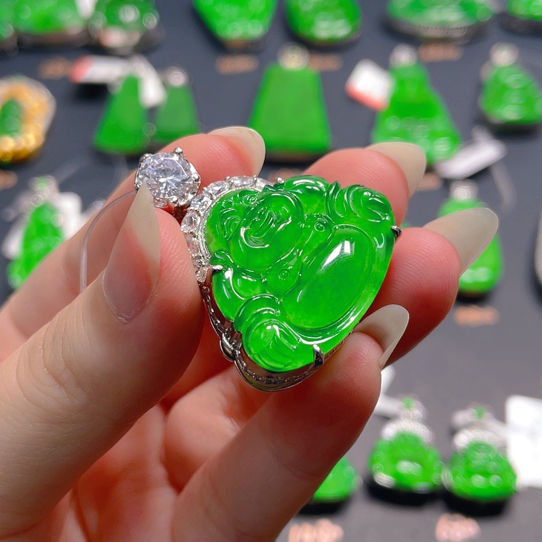 吊坠(不含链)未镶嵌翡翠