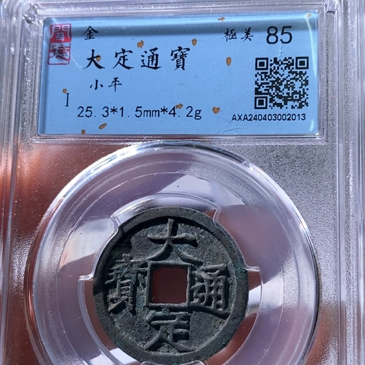 铜5大定通宝大直边2013