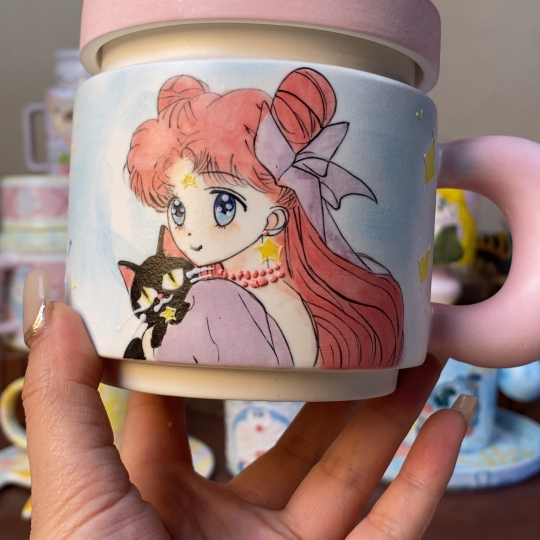 杯景德镇手绘水杯