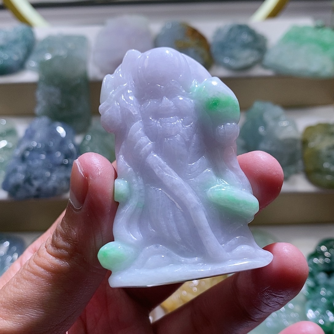 【闪购商品】翡翠颈饰未镶嵌寿星公