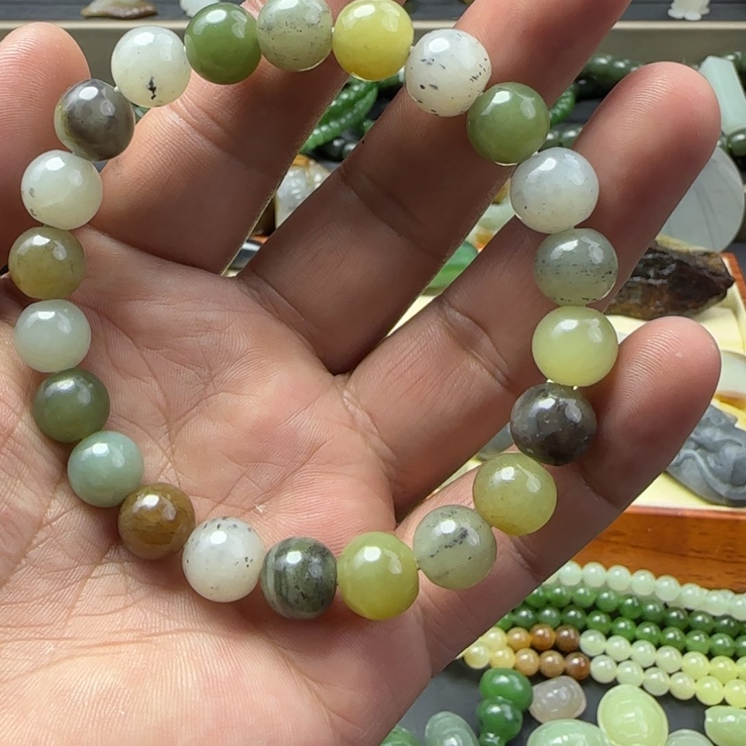 和田玉手链未镶嵌