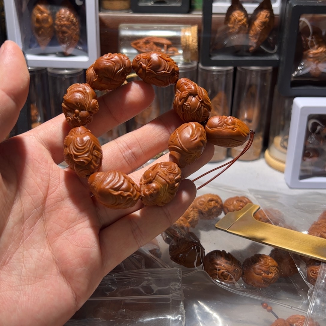 真***呀手串/手链橄榄核手工八仙