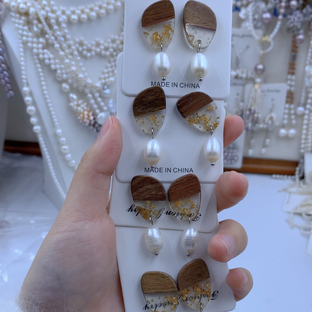 颈饰合金淡水珍珠