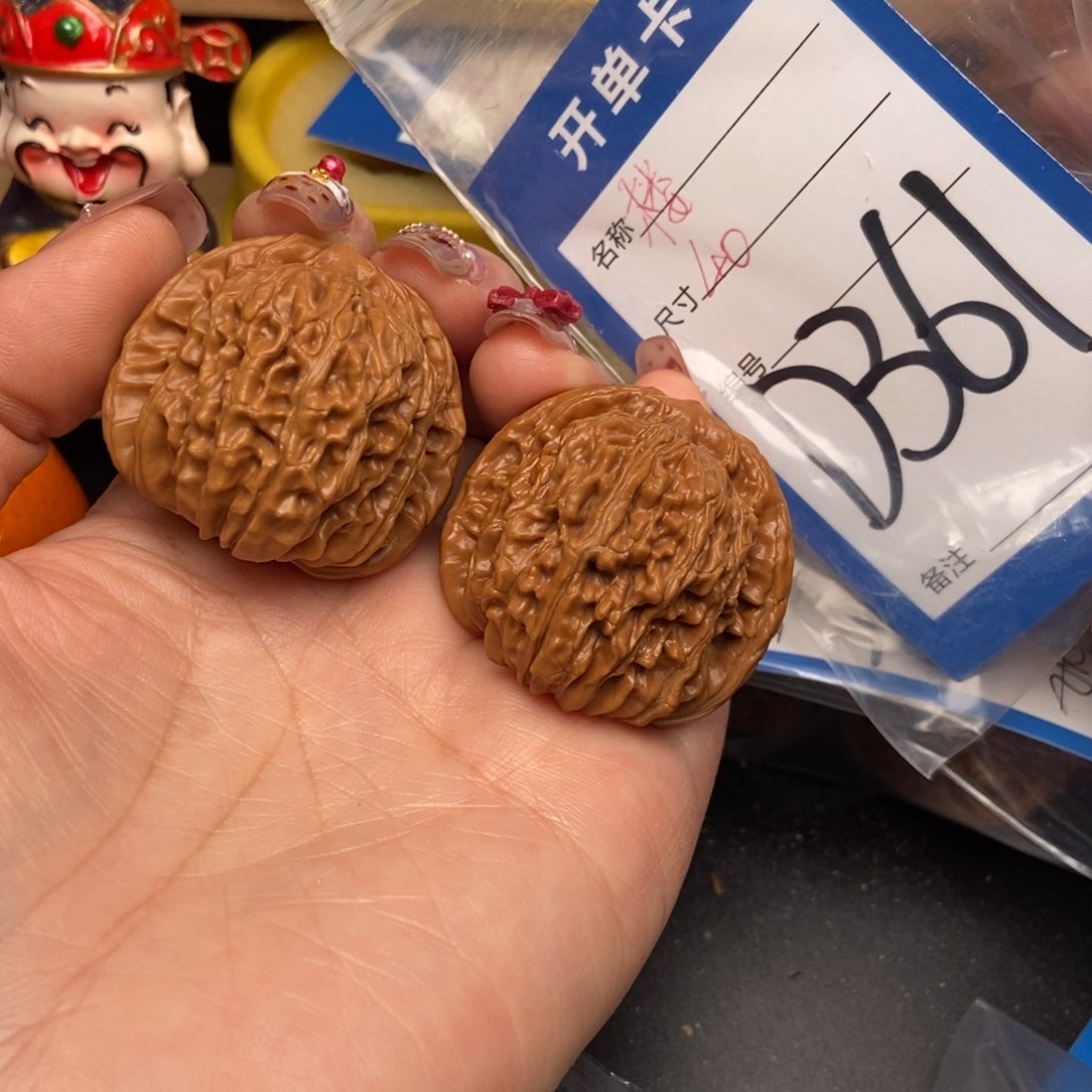 桃核吊坠核桃四座楼狮子头