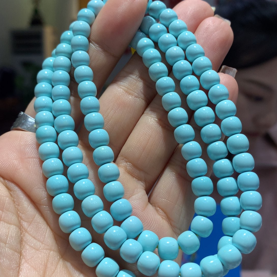 未镶嵌绿松石长链