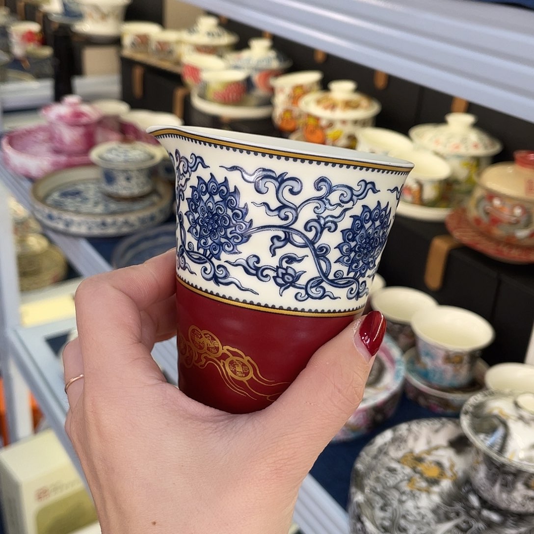 陶景德陶瓷盖碗茶具