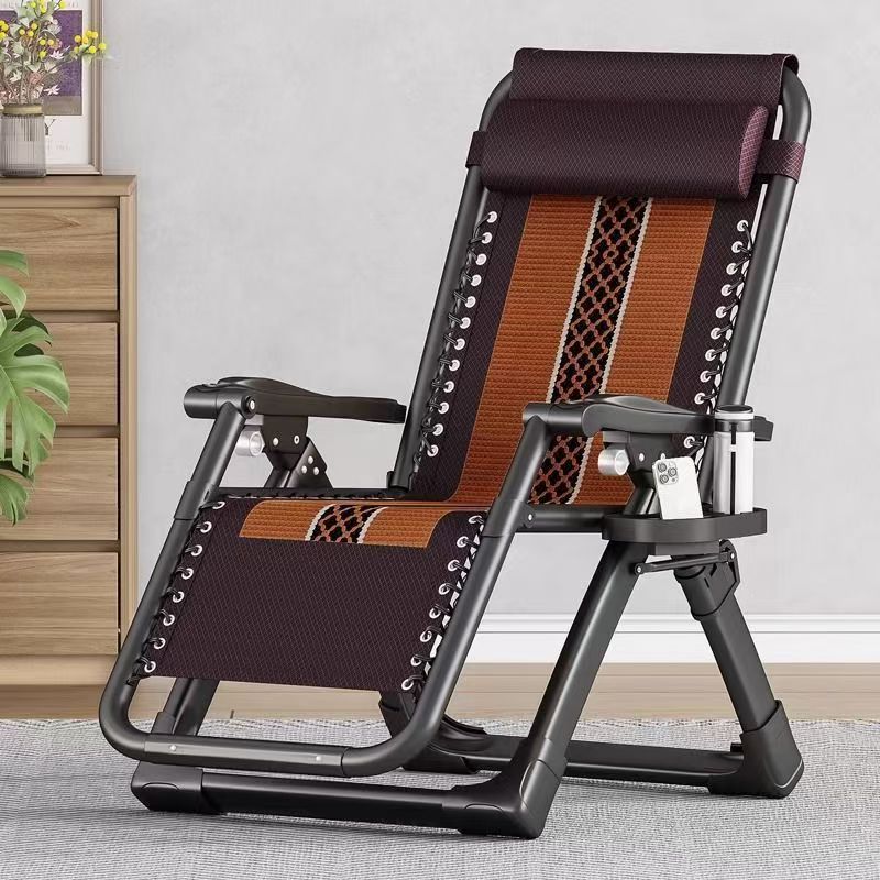 【可躺可坐】躺椅折叠午休家用午睡椅简易办公室阳台耐用靠椅商品图