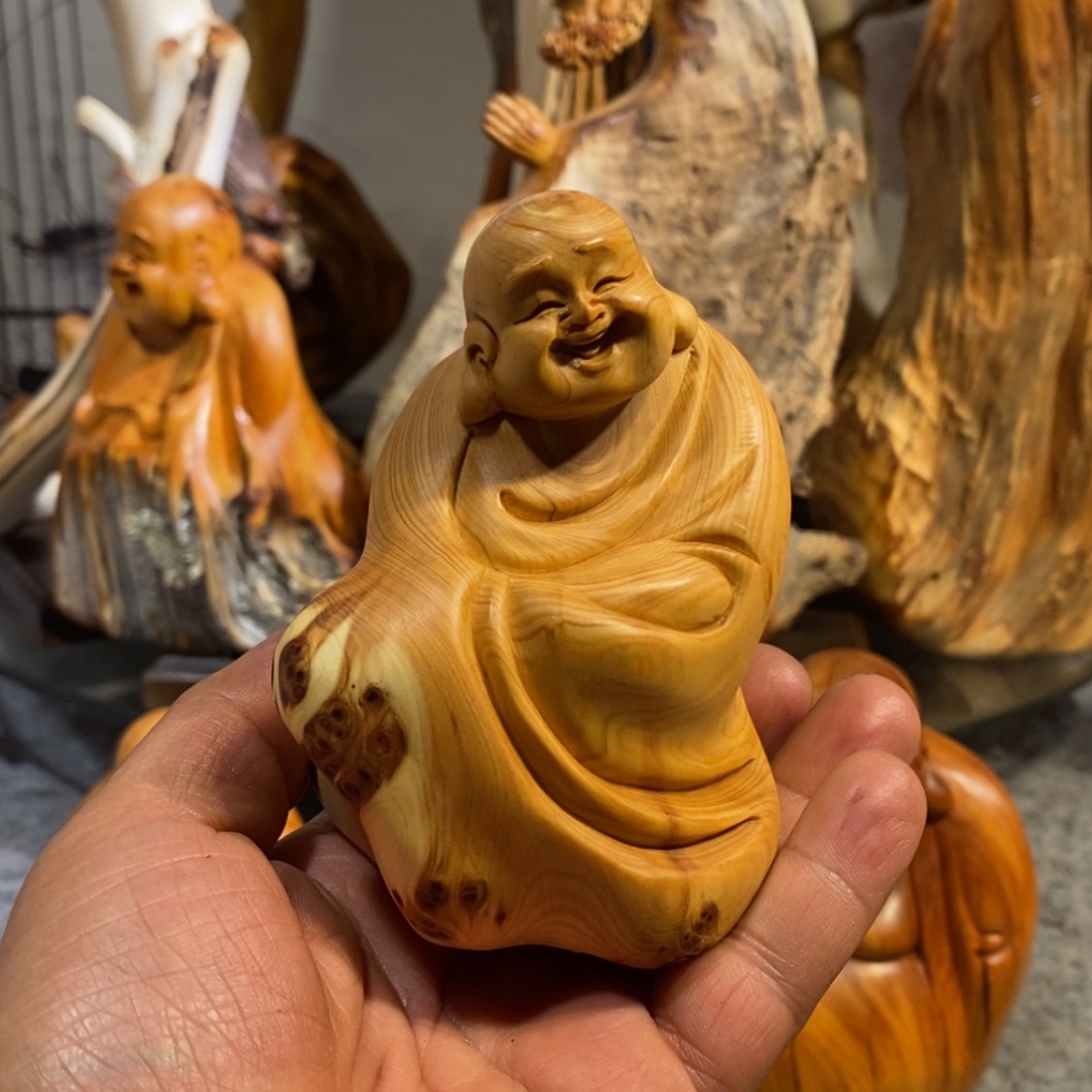 【闪购商品】柏木（崖柏）根雕木雕工艺品摆件家居手把件