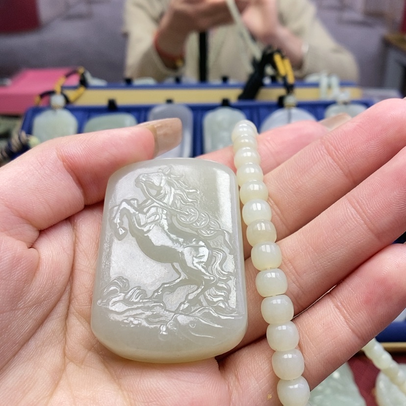 【闪购商品】和田玉颈饰未镶嵌用****8