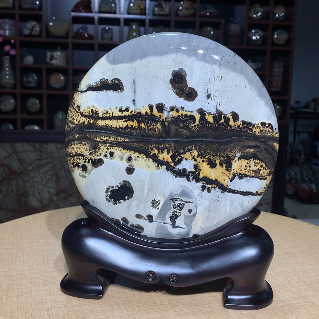 紫砂，广西国画石摆件，收藏观赏