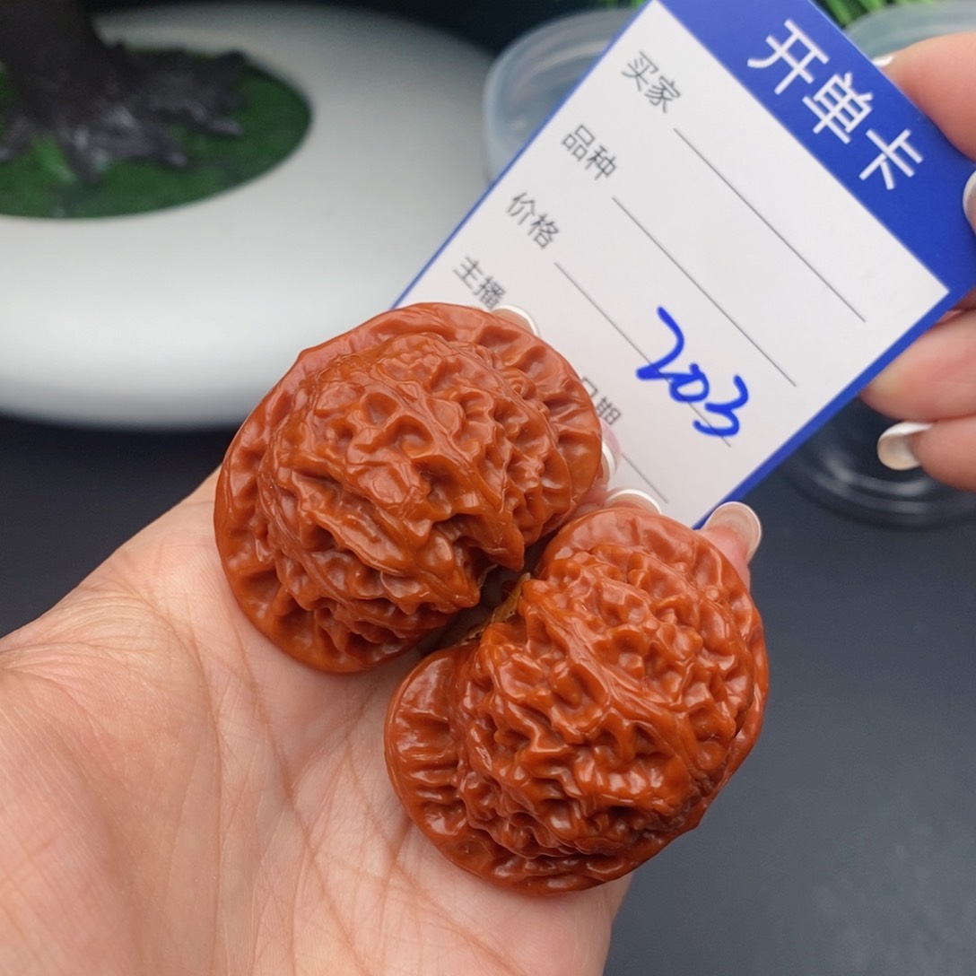文玩核桃把件45宫灯203