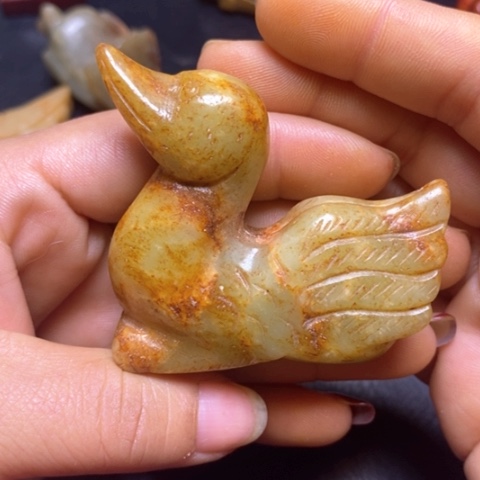 和田玉（糖玉）挂件未镶嵌