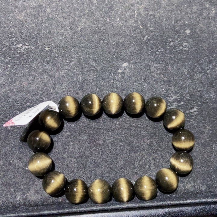 黑曜岩手链未镶嵌茜*