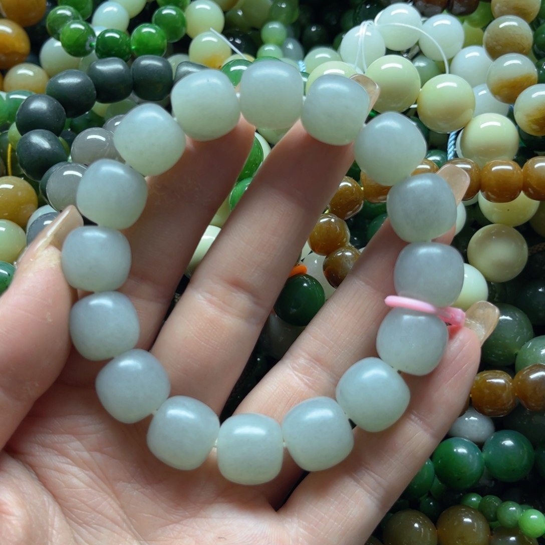 和田玉手链未镶嵌