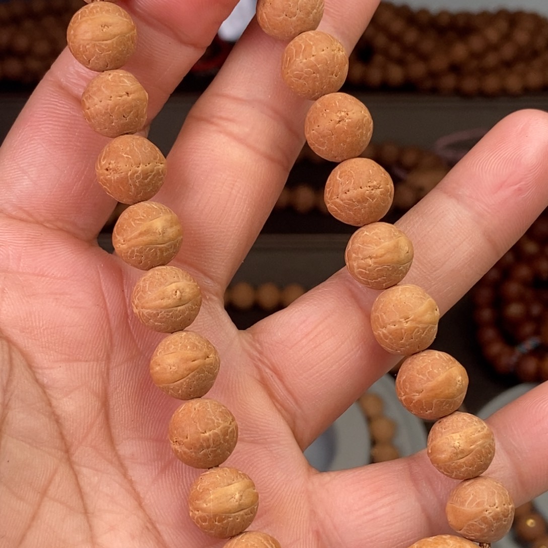 凤眼菩提手串尼泊尔凤眼实心10.5+