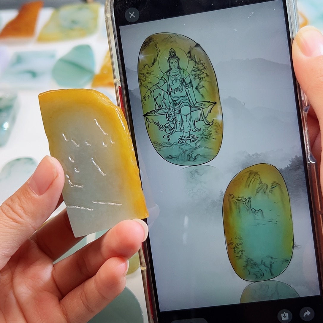 定制翡翠未镶嵌翡翠