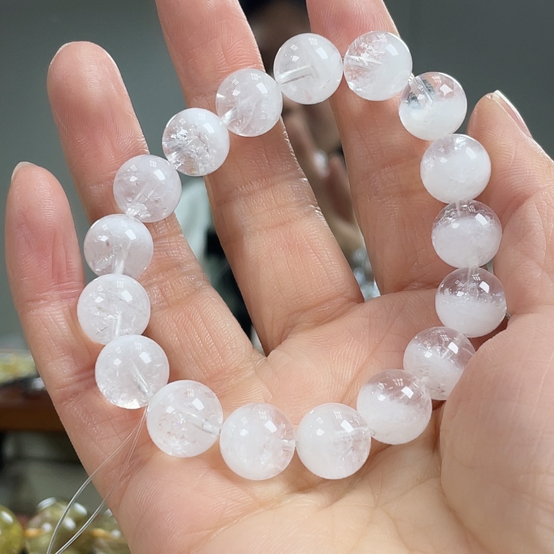 水晶手链未镶嵌喜马拉雅水晶