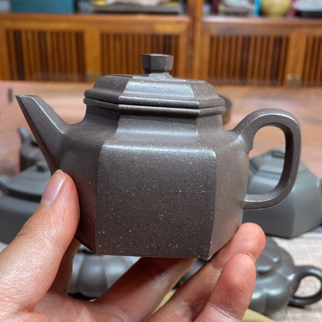 紫砂茶壶听*宜兴紫砂原矿紫砂壶