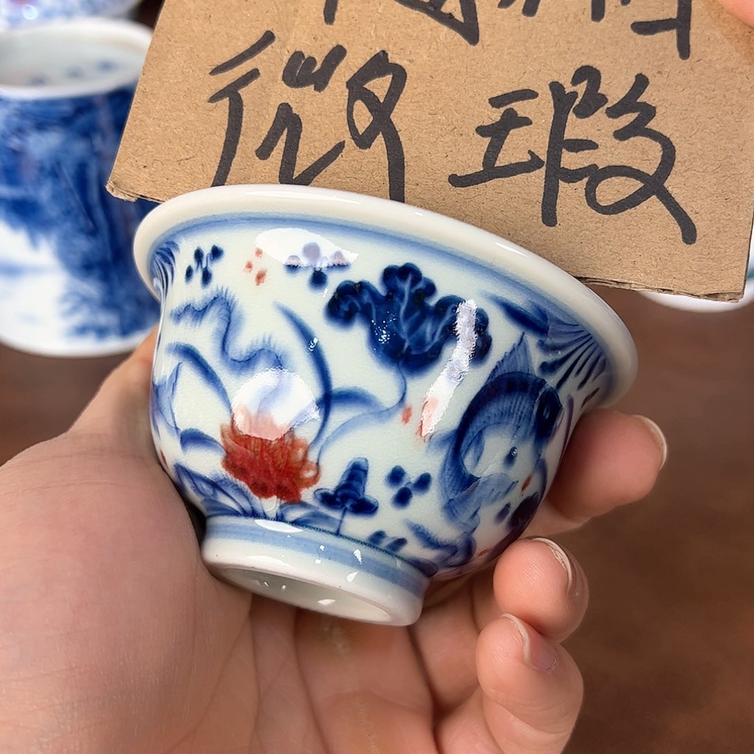 杯景德镇全手工手绘陶瓷