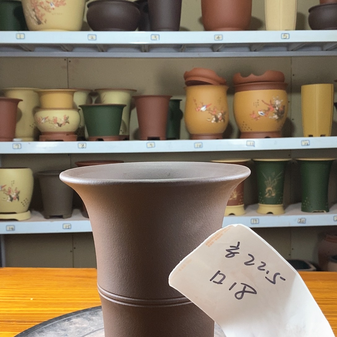 紫砂花盆紫砂兰花盆745