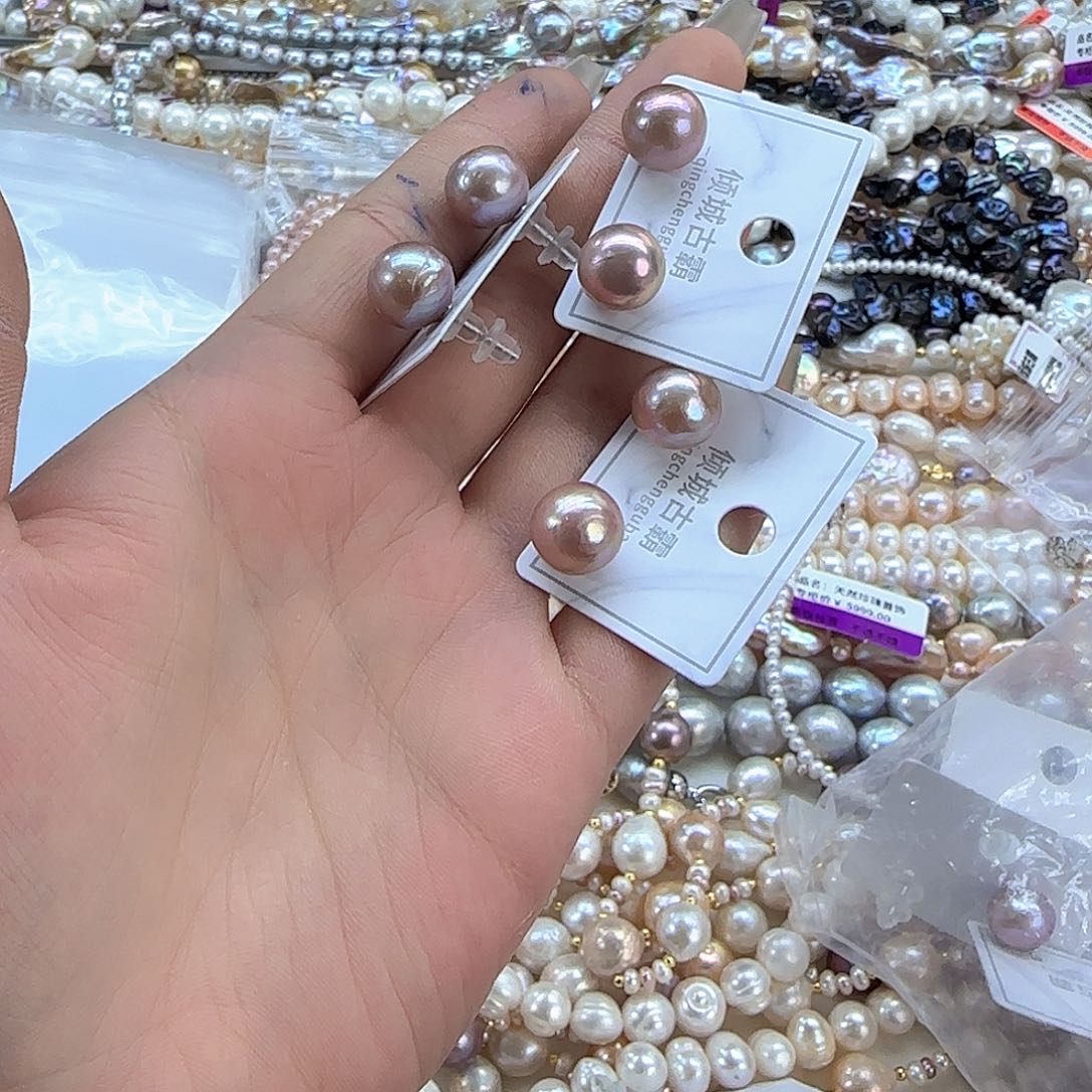 银S925镶嵌项链定制多样性发货发其一204淡水珍珠