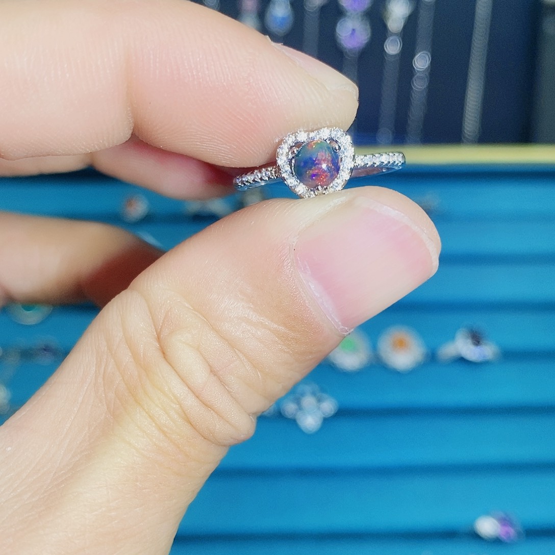 紫晶珠宝半成品银S925镶嵌