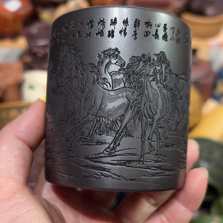 紫砂茶杯宜兴紫砂主人杯