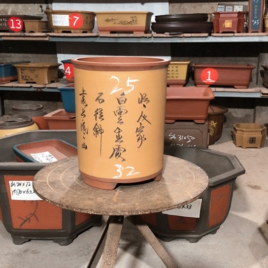 紫砂紫砂花盆包邮