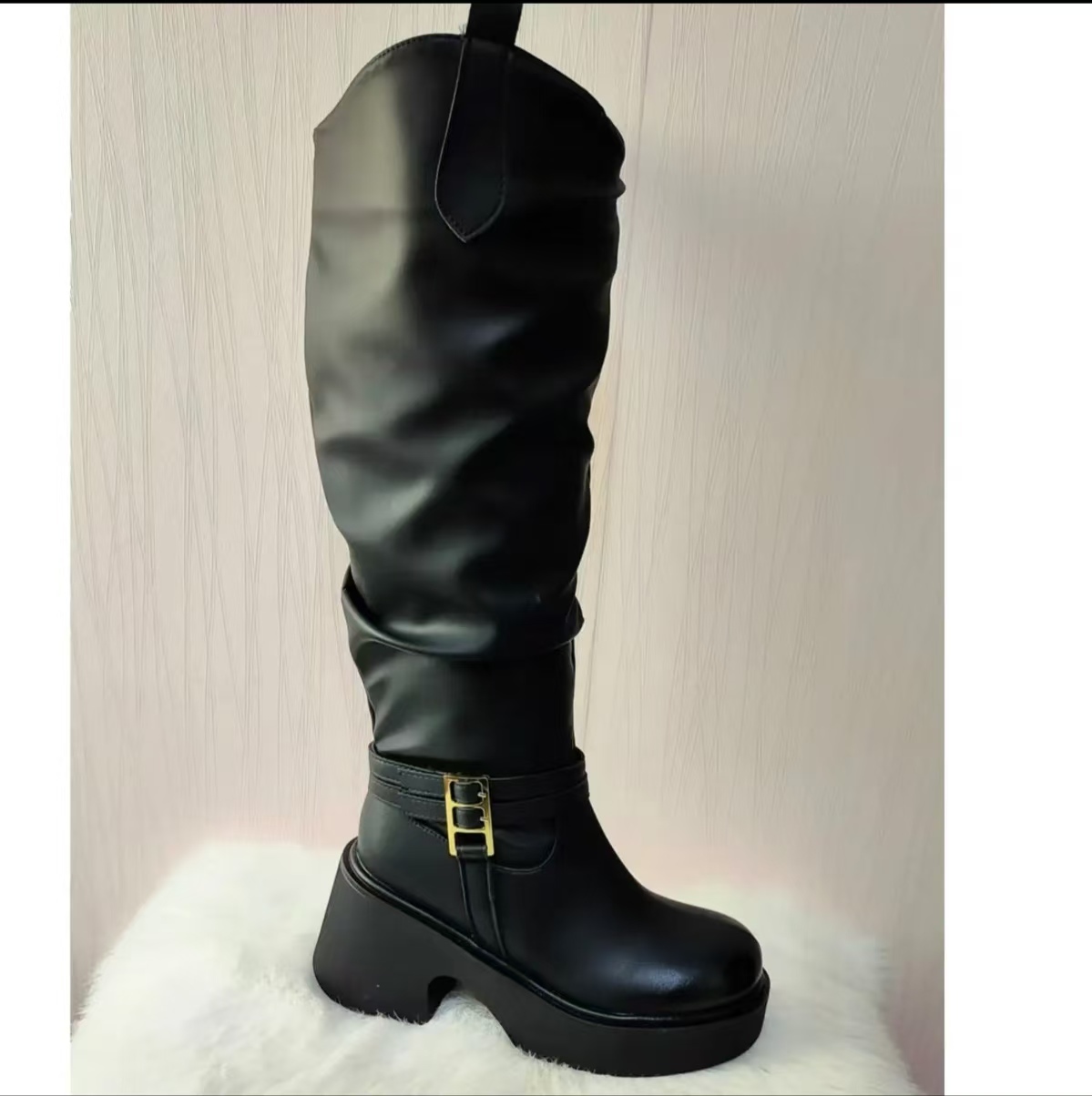 2024年新款女高帮靴子